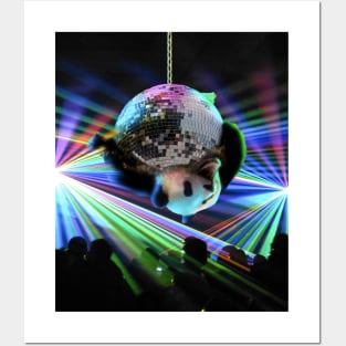 Panda Disco Ball Posters and Art